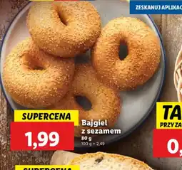 Lidl Bajgiel z sezamem oferta