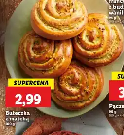 Lidl Bułeczka z matchą oferta
