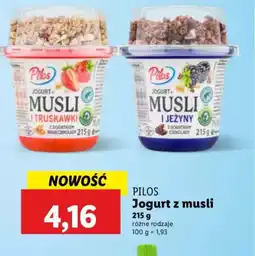 Lidl Jogurt z musli Pilos oferta