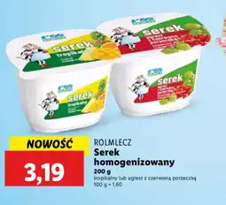 Lidl Serek homogenizowany Rolmlecz oferta