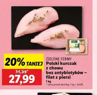 Lidl Polski kurczak z chowu bez antybiotykówfilet z piersi oferta