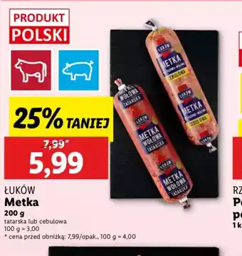 Lidl Metka Luków oferta