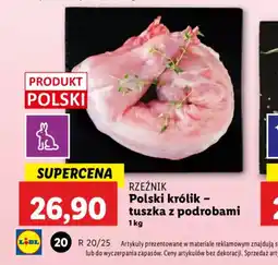 Lidl Polski króliktuszka z podrobami oferta