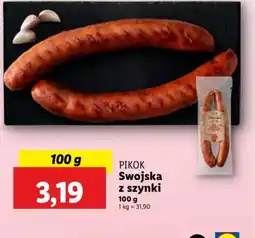 Lidl Pikok Swojska z szynki oferta