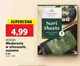 Lidl Wodorosty Nori Sheets Vitasia oferta
