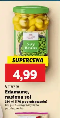 Lidl Vitasia Edamame, nasiona soi oferta