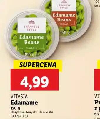 Lidl Edamame Vitasia oferta