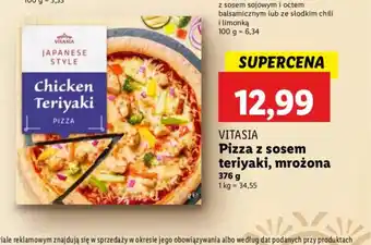 Lidl Pizza z sosem teriyaki Vitasia oferta