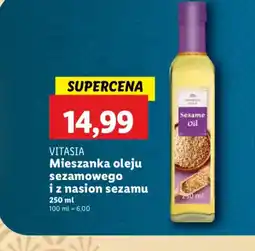 Lidl Vitasia Mieszanka oleju sezamowego i z nasion sezamu oferta