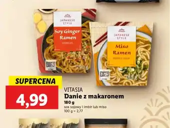 Lidl Danie z makaronem Vitasia oferta