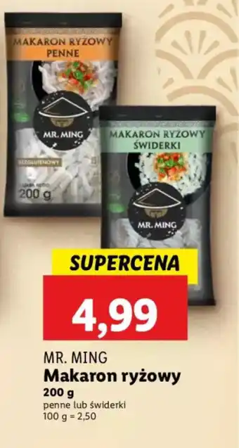 Lidl Makaron ryżowy Mr. Ming oferta