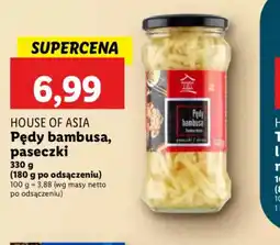 Lidl Pędy bambusa House of Asia oferta