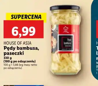 Lidl Pędy bambusa House of Asia oferta