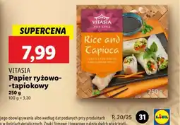 Lidl Papier ryżowo-tapiokowy Vitasia oferta