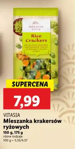 Lidl Mieszanka krakersów ryżowych Vitasia oferta
