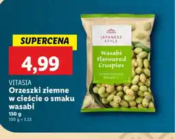 Lidl Orzeszki ziemne w cieście o smaku wasabi Vitasia oferta