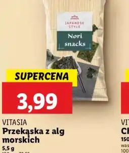Lidl Przekąska z alg morskich Vitasia oferta