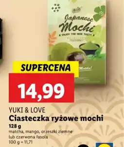 Lidl Ciasteczka ryżowe mochi Yuki & Love oferta