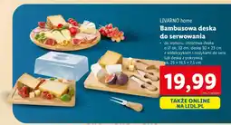 Lidl Bambusowa deska do serwowania oferta