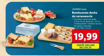 Lidl Bambusowa deska do serwowania oferta