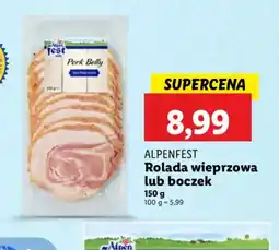 Lidl Rolada wieprzowa lub boczek Alpenfest oferta