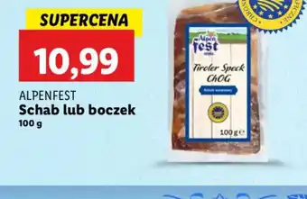Lidl Alpenfest Schab lub boczek oferta