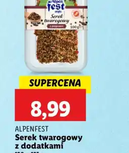 Lidl Serek twarogowy Alpenfest z dodatkami oferta