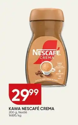Chata Polska Nescafé Crema Kawa rozpuszczalna 200 g oferta