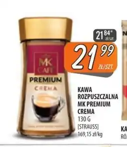 Społem Szczecin MK Café Premium Crema Kawa rozpuszczalna 130 g oferta