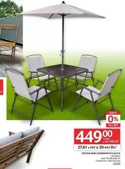 Selgros Zestaw mebli ogrodowych Altea oferta
