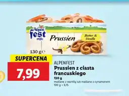 Lidl Alpenfest Prussien z ciasta francuskiego oferta