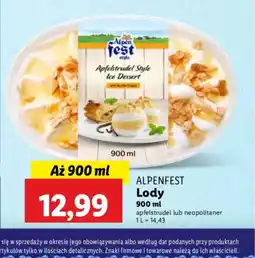 Lidl Lody Alpenfest oferta