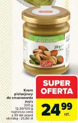 Carrefour Krem smarowania pistacjowy do smarowania PISTI oferta