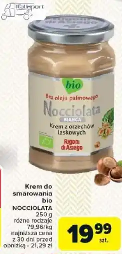 Carrefour Krem smarowania bio NOCCIOLATA oferta