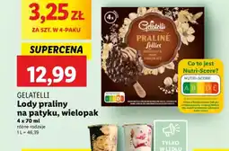 Lidl Lody praliny na patyku Gelatelli oferta