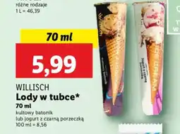 Lidl Lody w tubce Willisch oferta