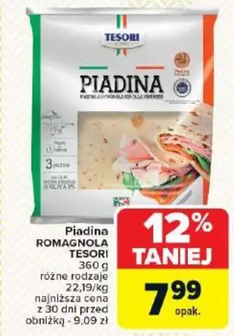 Carrefour Piadina ROMAGNOLA TESORI oferta