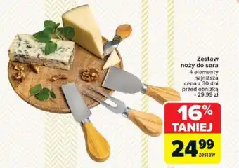 Carrefour Zestaw noży do sera oferta