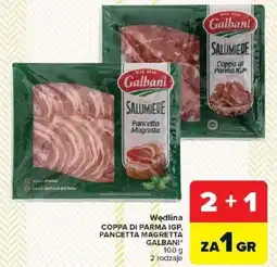 Carrefour Wędlina COPPA DI PARMA IGP, PANCETTA MAGRETTA GALBANI oferta