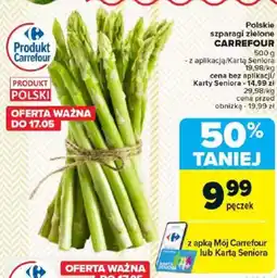 Carrefour Polskie szparagi zielone CARREFOUR oferta