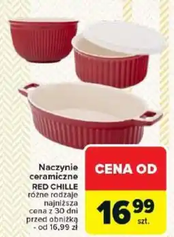 Carrefour Naczynie ceramiczne RED CHILLE oferta