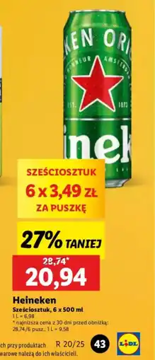 Lidl Heineken oferta