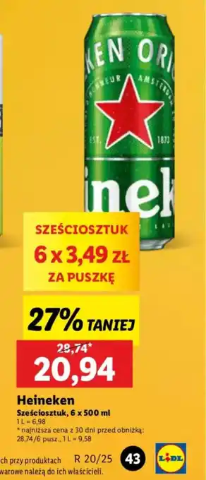 Lidl Heineken oferta