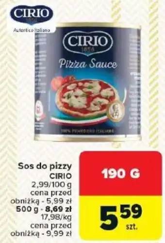 Carrefour Sos do pizzy CIRIO oferta