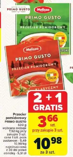 Carrefour Przecier pomidorowy PRIMO GUSTO oferta