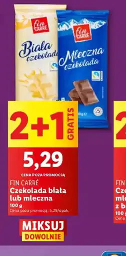 Lidl Czekolada Fin Carre oferta