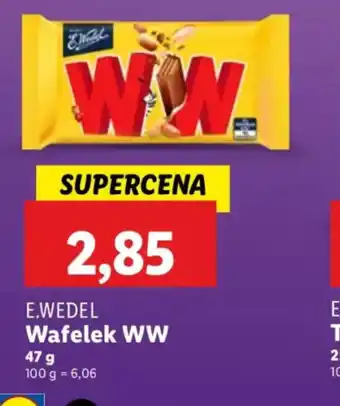 Lidl Wafle Wedel WW oferta