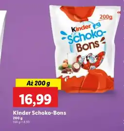 Lidl Kinder Schoko-Bons oferta