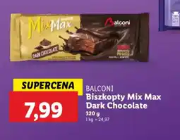 Lidl Biszkopty Mix Max Dark Chocolate Balconi oferta
