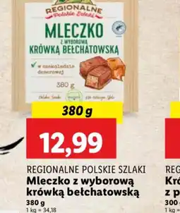 Lidl Mleczko z wyborową krówką bełchatowską oferta